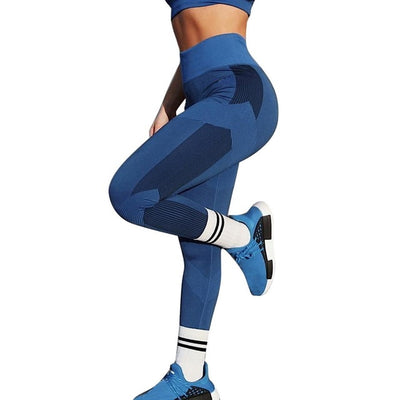 Splicing Butt Lifting Slim Pants